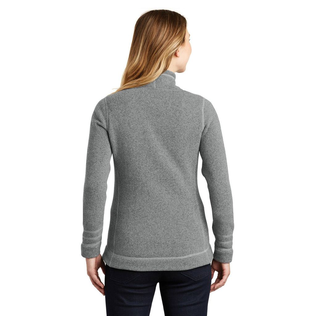 The North Face Women's TNF Medium Grey Heather Sweater Fleece Jacket