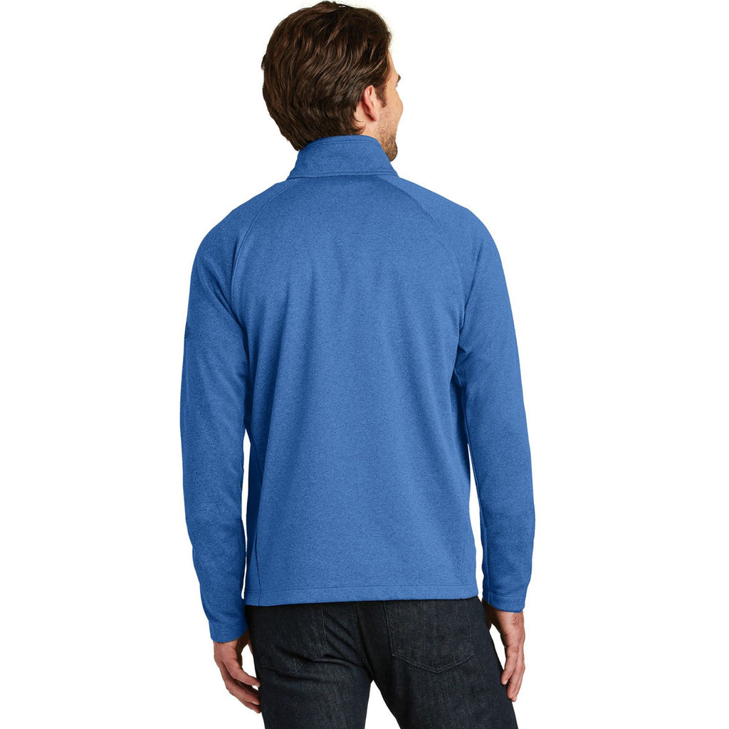 The North Face Men's Monster Blue Heather Canyon Flats Fleece Jacket
