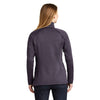 The North Face Women's Dark Eggplant Purple Heather Canyon Flats Stretch Fleece Jacket