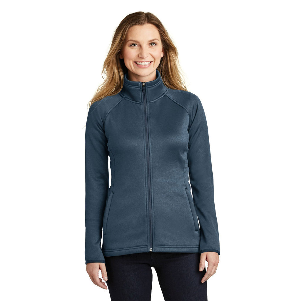 The North Face Women's Urban Navy Heather Canyon Flats Stretch Fleece Jacket