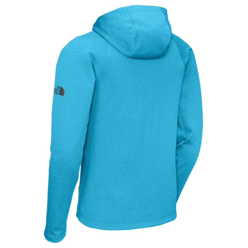 The North Face Men's Hyper Blue Heather Canyon Flats Fleece Hooded Jacket