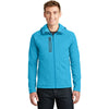 The North Face Men's Hyper Blue Heather Canyon Flats Fleece Hooded Jacket