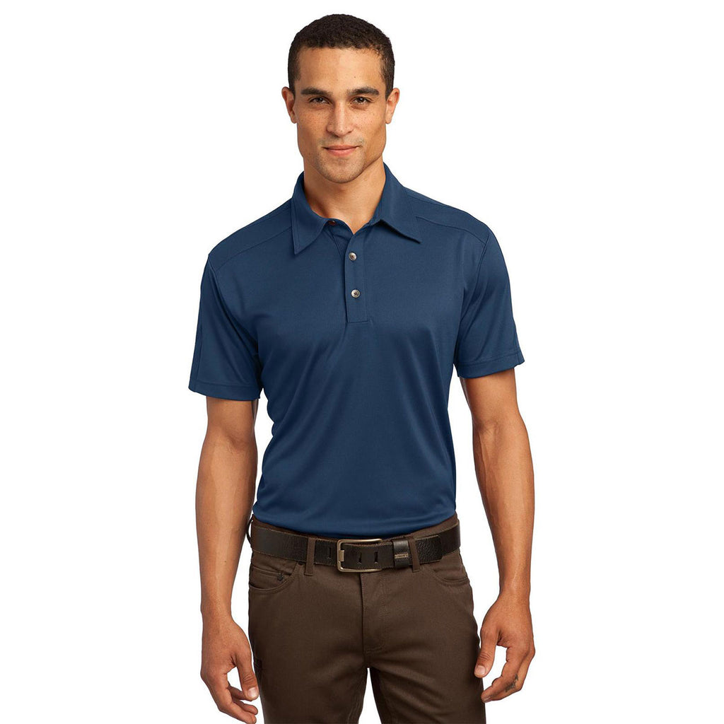 OGIO Men's Blue Indigo Hybrid Polo