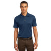 OGIO Men's Blue Indigo Hybrid Polo