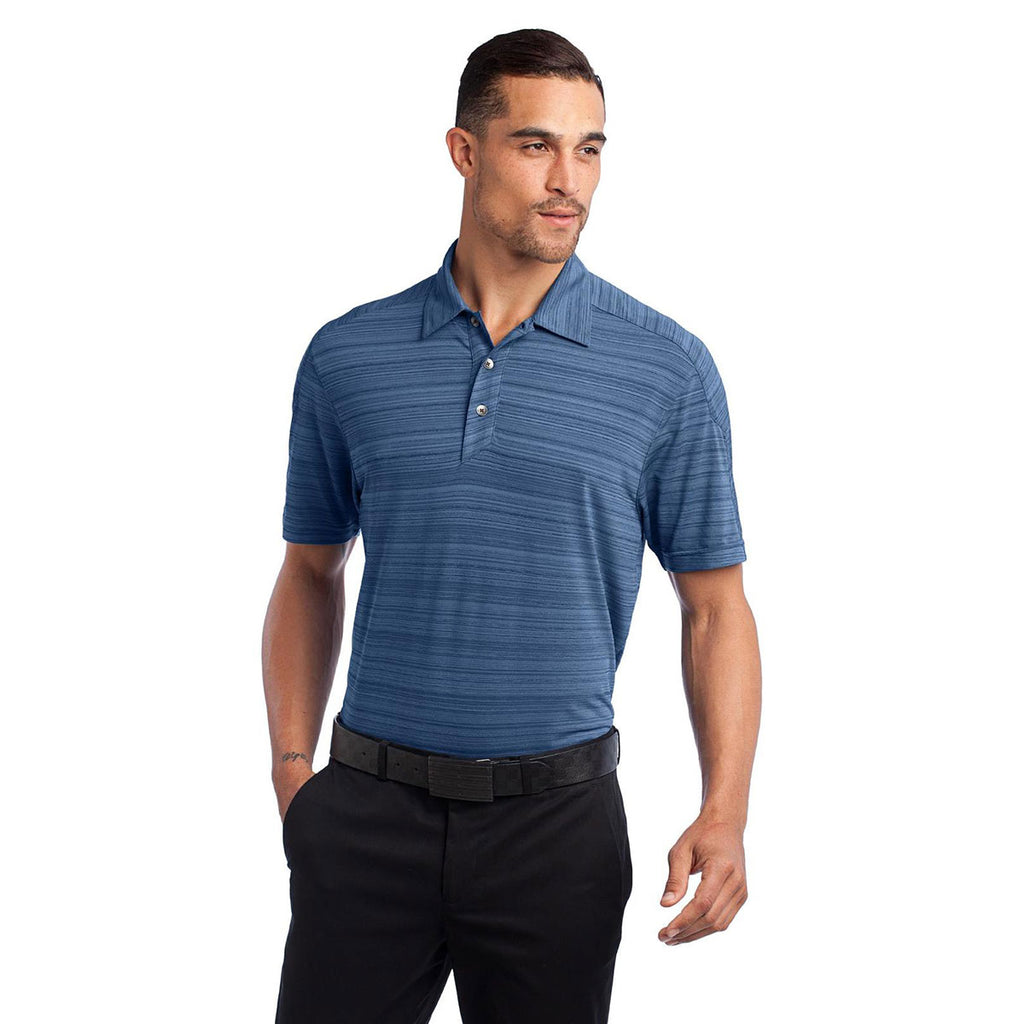 OGIO Men's Blue Indigo Elixir Polo