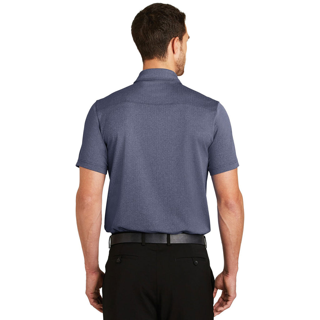 OGIO Men's Blueprint Herringbone Express Polo