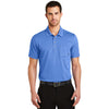 OGIO Men's Electric Blue Herringbone Express Polo