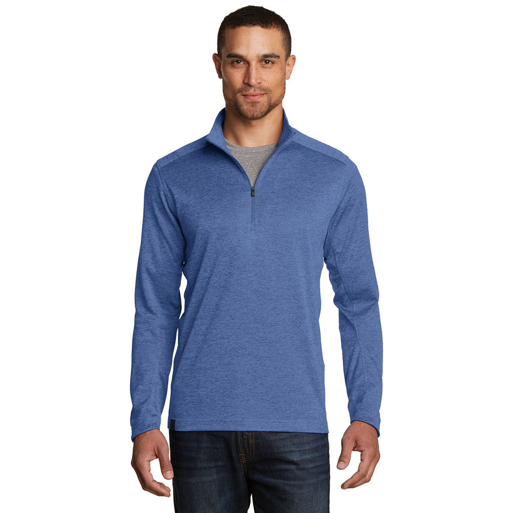 OGIO Men's Optic Blue Pixel Quarter-Zip