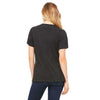Bella + Canvas Women's Charcoal Black Triblend Relaxed Jersey Short-Sleeve T-Shirt
