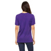 Bella + Canvas Women's Team Purple Relaxed Jersey Short-Sleeve T-Shirt