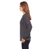 Bella + Canvas Women's Dark Grey Heather Jersey Long-Sleeve T-Shirt