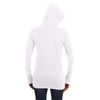 Bella + Canvas Women's White Stretch French Terry Lounge Jacket