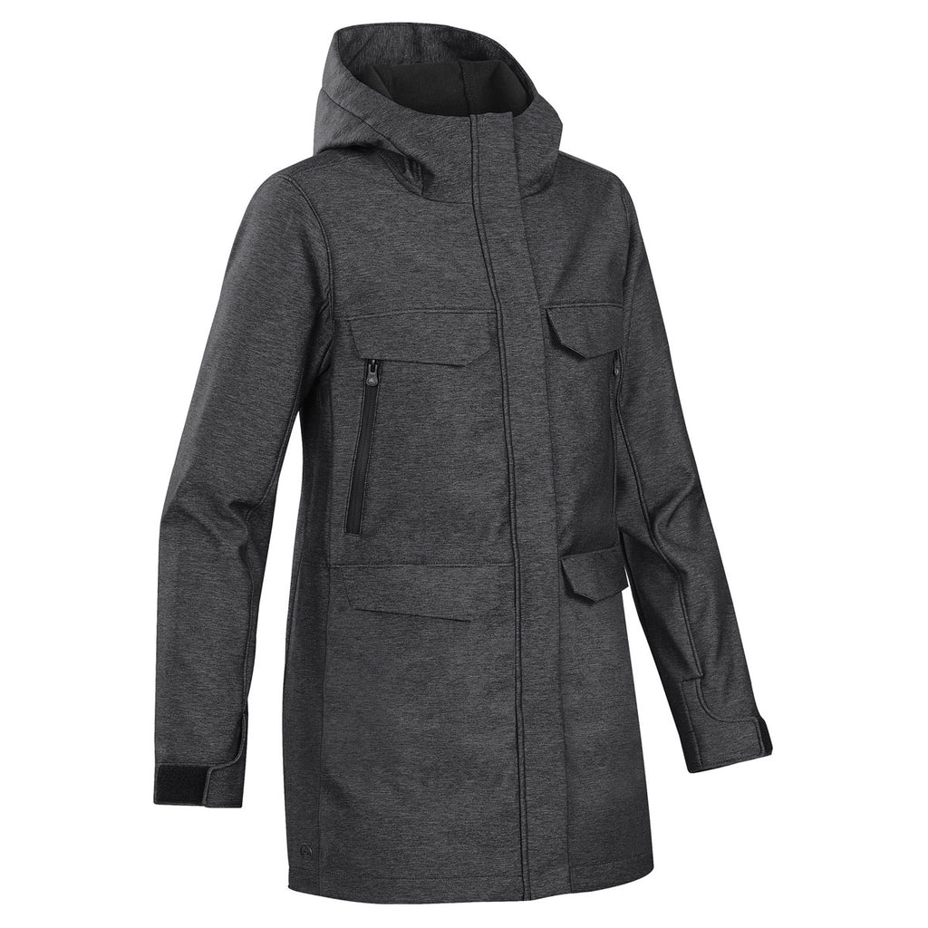 Stormtech Women's Charcoal Twill Rover Bonded Field Coat