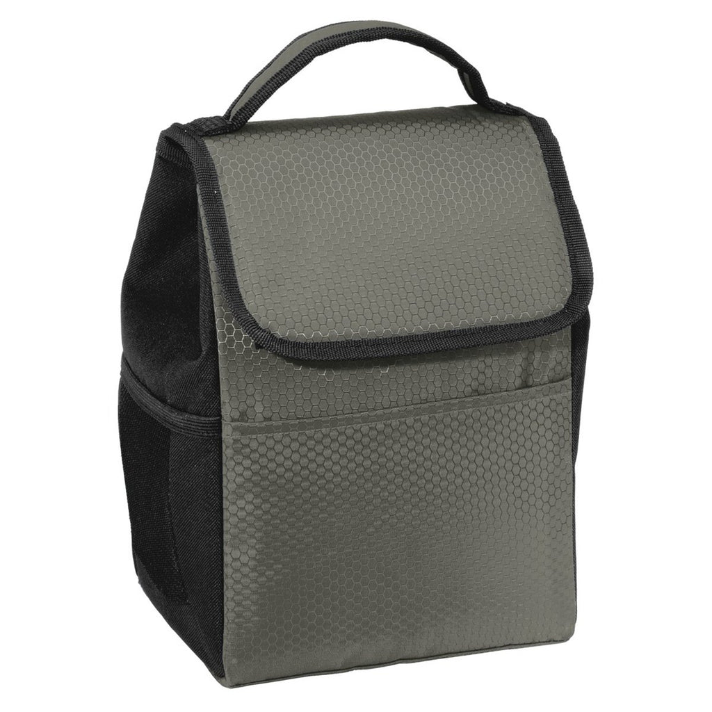 Port Authority Grey/Black Lunch Bag Cooler