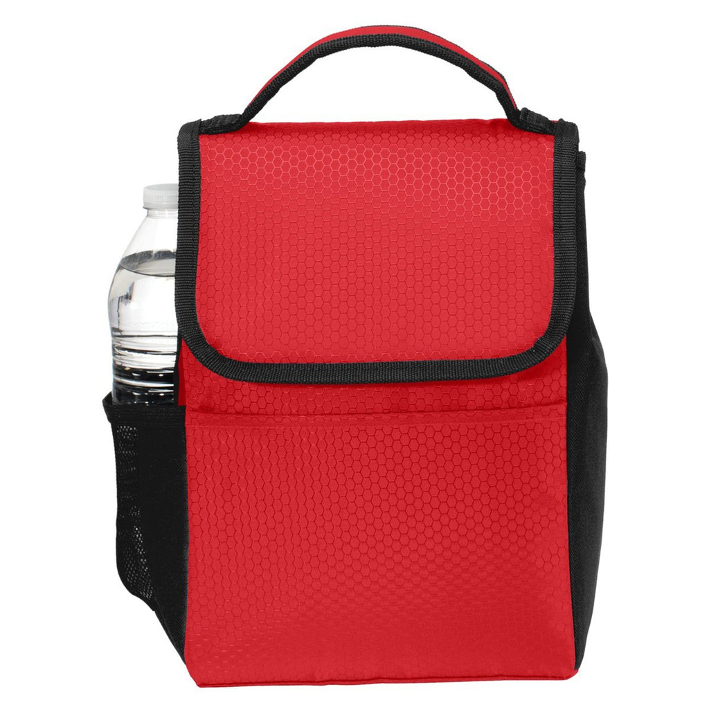 Port Authority Red/Black Lunch Bag Cooler