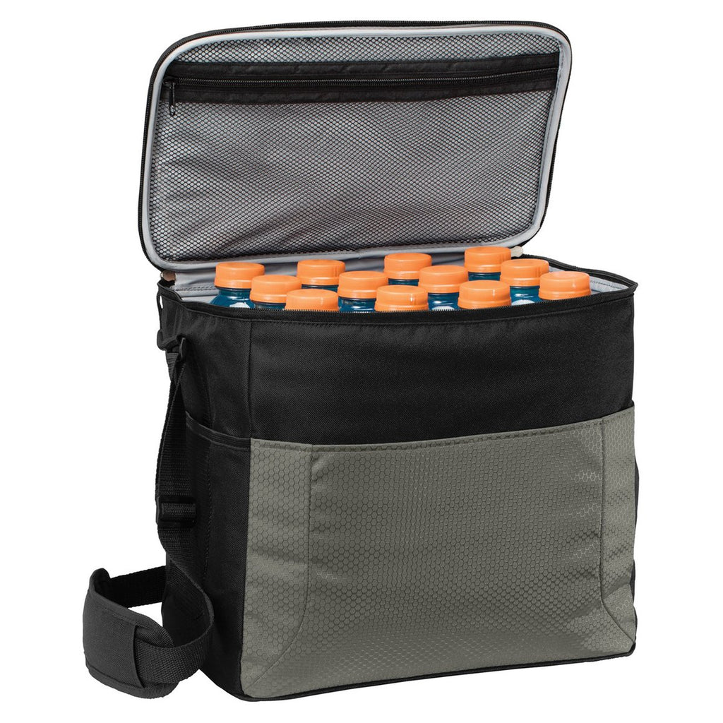 Port Authority Grey/Black 24-Can Cube Cooler