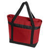 Port Authority Chili Red/Black Large Tote Cooler