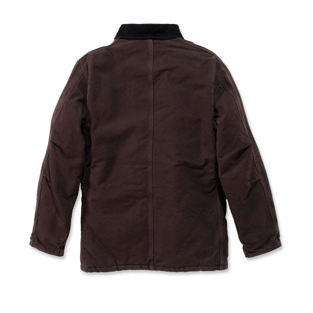 Carhartt Men's Dark Brown Sandstone Traditional Coat