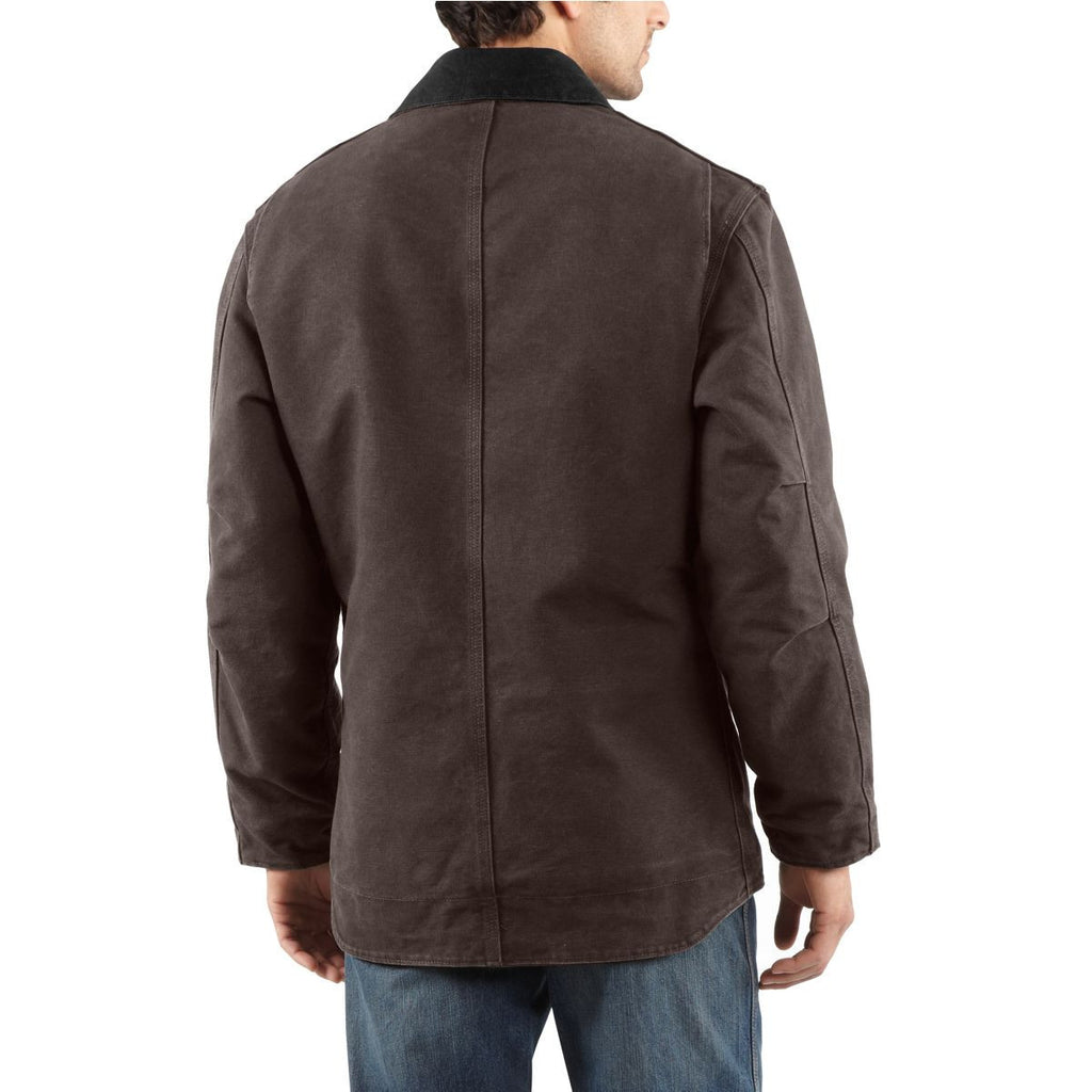 Carhartt Men's Dark Brown Ridge Coat