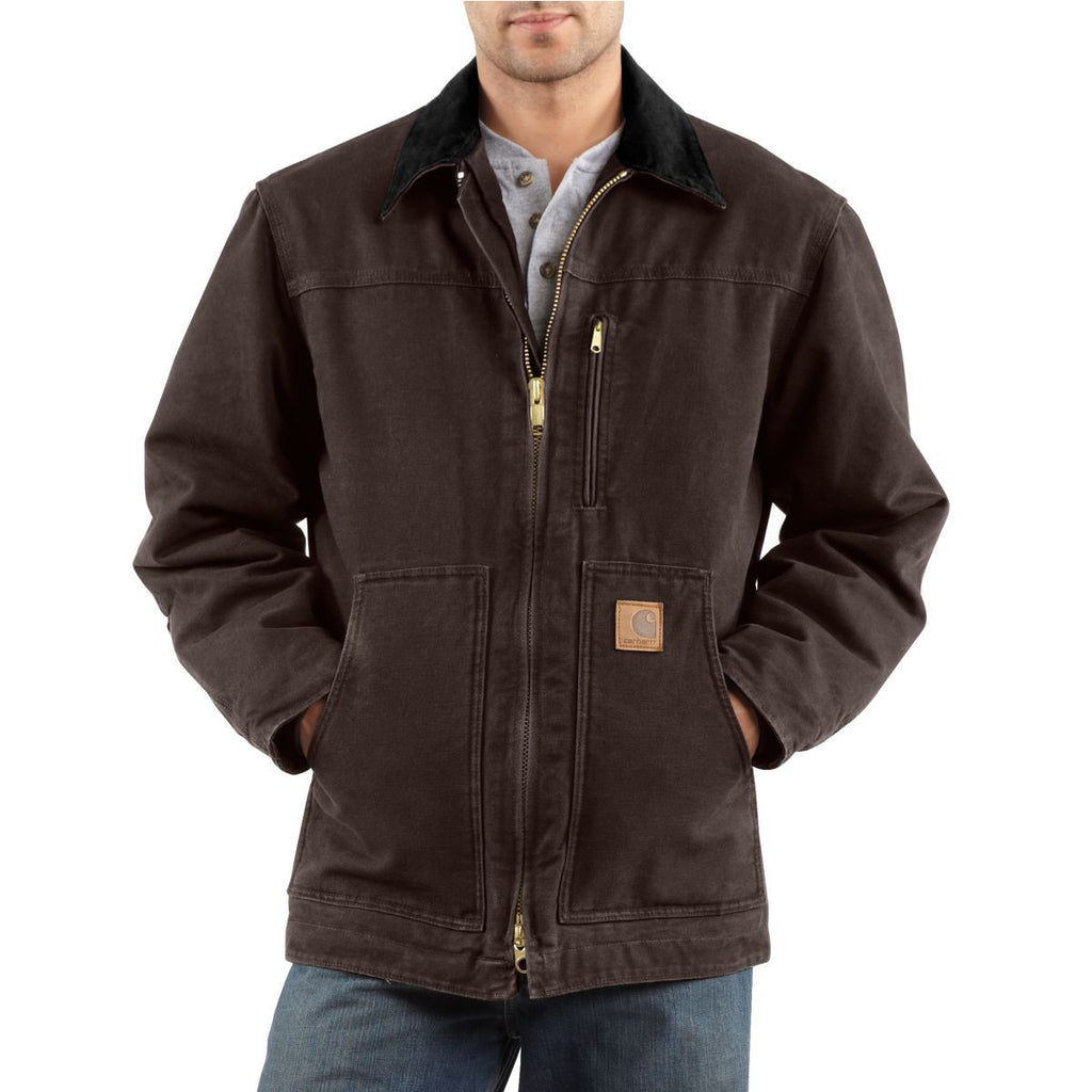 Carhartt Men's Dark Brown Ridge Coat