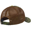 Port Authority Mossy Oak New Break Up/Brown Structured Camouflage Mesh Back Cap