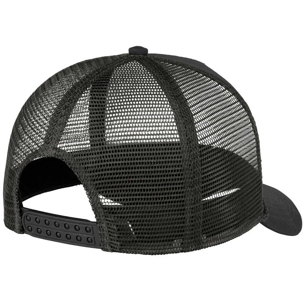 Port Authority Black 5-Panel Snapback Cap