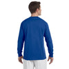 Champion Men's 5.2 oz Royal Blue L/S Tagless T-Shirt
