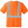 CornerStone Men's Safety Orange/Reflective ANSI 107 Class 2 Safety T-Shirt