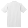 CornerStone Men's White Industrial Pocket Pique Polo