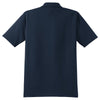 CornerStone Men's Navy Industrial Pique Polo