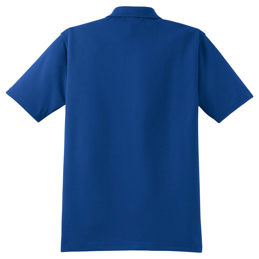 CornerStone Men's Royal Industrial Pique Polo