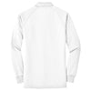 CornerStone Men's White Select Long Sleeve Snag-Proof Tactical Polo