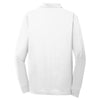 CornerStone Men's White Select Snag-Proof Long Sleeve Polo