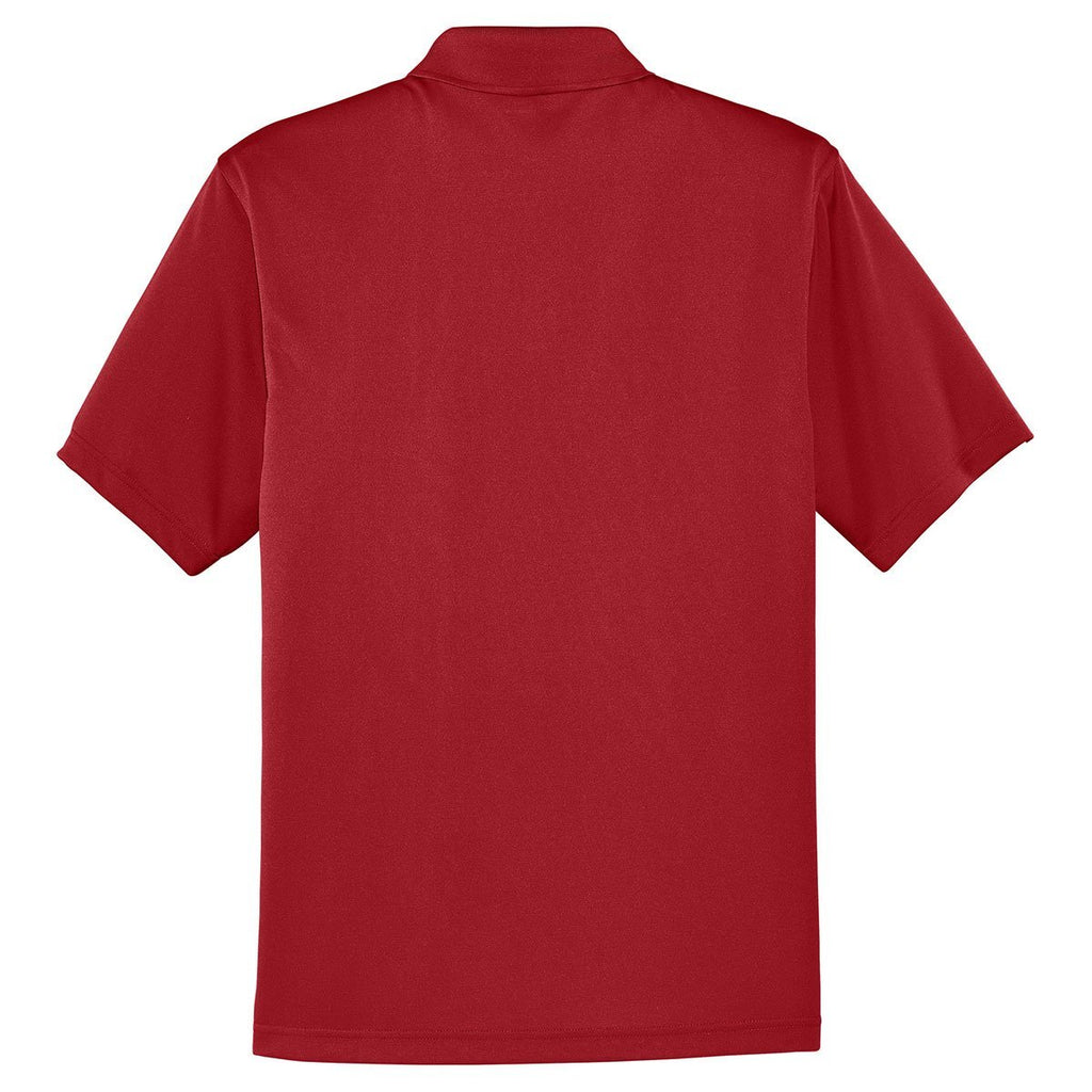 CornerStone Men's Red Select Snag-Proof Pocket Polo