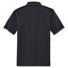 CornerStone Men's Dark Navy/Smoke Grey Select Snag-Proof Tipped Pocket Polo