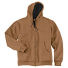 au-cs620-cornerstone-brown-heavyweight-full-zip-hooded-thermal-sweatshirt