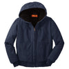 au-csj41-cornerstone-navy-washed-duck-insulated-hooded-work-jacket