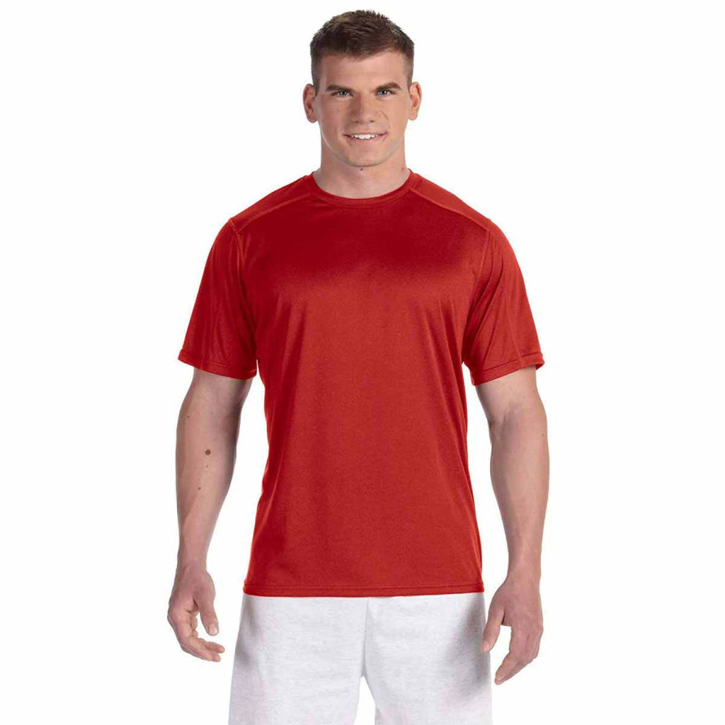 Champion Men's Scarlet Heather Vapor 4-Ounce T-Shirt