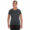 Champion Women's Black Heather Vapor 4-Ounce T-Shirt