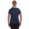 Champion Women's Navy Heather Vapor 4-Ounce T-Shirt