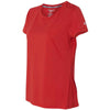 Champion Women's Scarlet Heather Vapor 4-Ounce T-Shirt