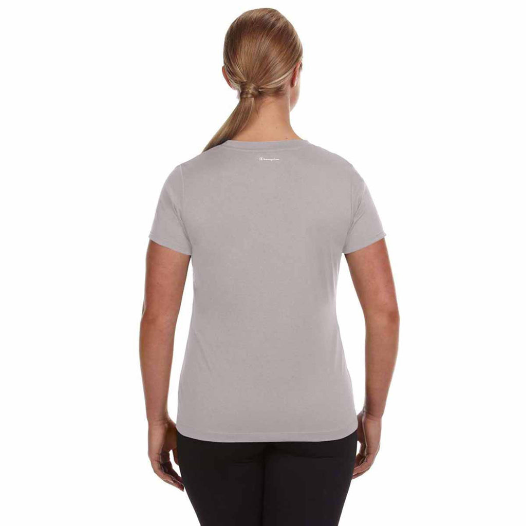 Champion Women's Slate Grey Heather Vapor 4-Ounce T-Shirt