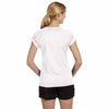 Champion Women's White Double Dry 4.1-Ounce V-Neck T-Shirt