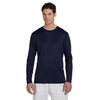 Champion Men's Double Dry Navy L/S Performance T-Shirt