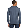 District Made Men's Navy Frost Perfect Tri Long Sleeve Crew Tee