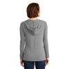 District Made Women's Grey Frost Perfect Tri Long Sleeve Hoodie