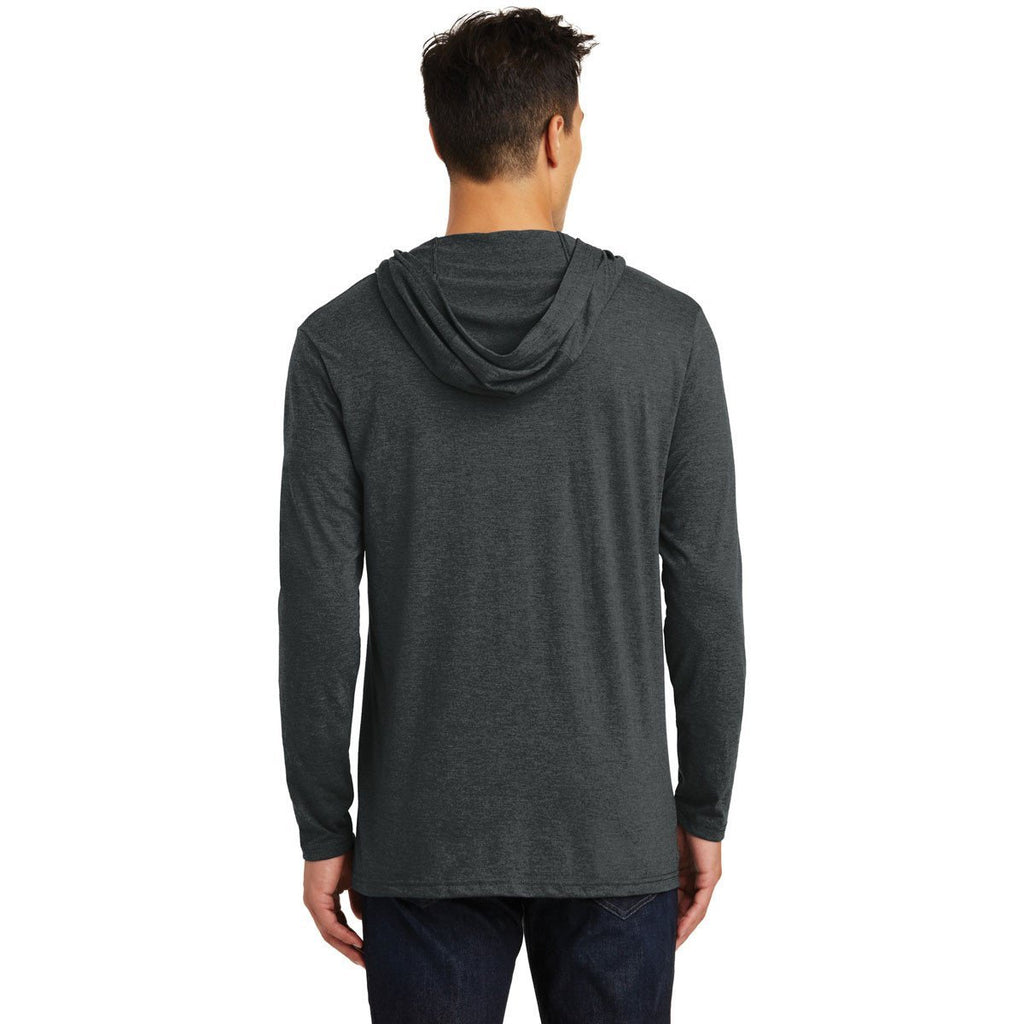 District Made Men's Black Frost Perfect Tri Long Sleeve Hoodie