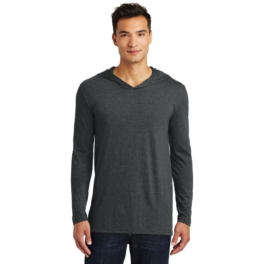 District Made Men's Black Frost Perfect Tri Long Sleeve Hoodie