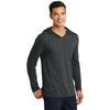 District Made Men's Black Frost Perfect Tri Long Sleeve Hoodie