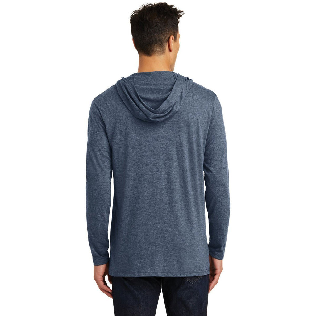 District Made Men's Navy Frost Perfect Tri Long Sleeve Hoodie